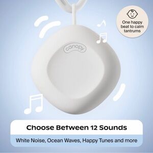 Canopy 3-in-1 Sleep Soother - White